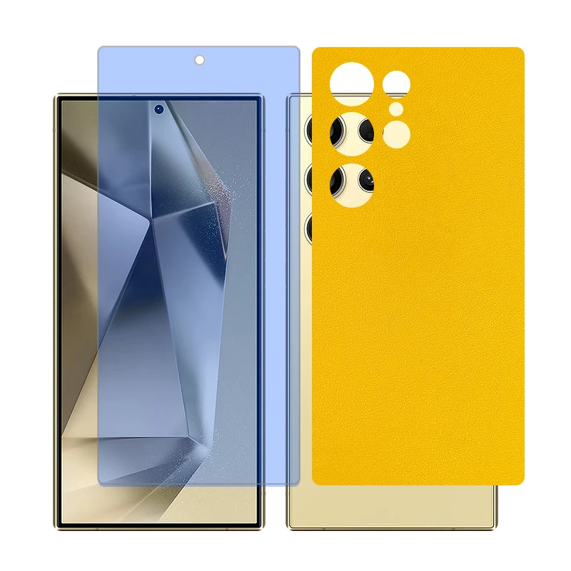 محافظ صفحه نمایش آنتی بلو گلس مدل Together مناسب برای گوشی موبایل سامسونگ Galaxy S23 Ultra به همراه برچسب پوششی