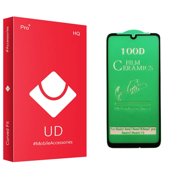 محافظ صفحه نمایش سرامیکی یو دی مدل +PRO مناسب برای گوشی موبایل شیائومی Redmi Note 7