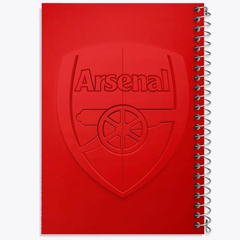 دفتر ژورنال نویسی 50 برگ خندالو مدل نقطه ای طرح باشگاه آرسنال کد 27184