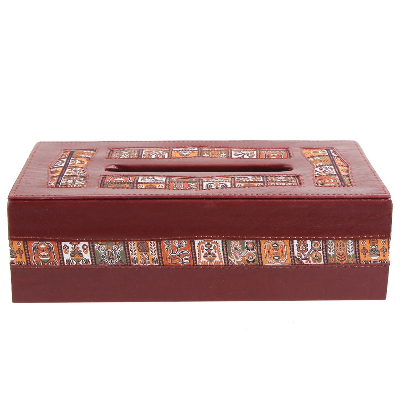 جعبه دستمال چرمی گالری طهرانی کد 191016