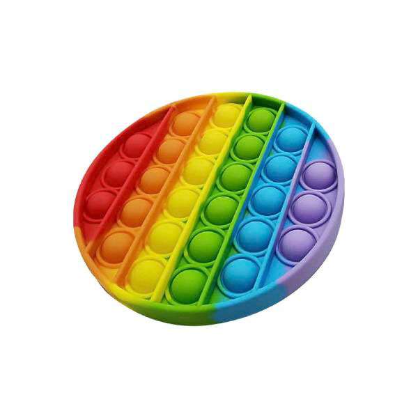 فیجت پاپ ایت طرح رنگین کمان مدل دایره
