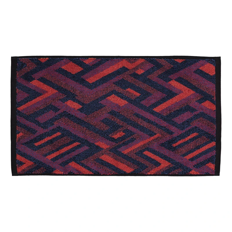 حوله دستی برق لامع مدل کوبیسم لوزی سایز 40×70 سانتی متر 