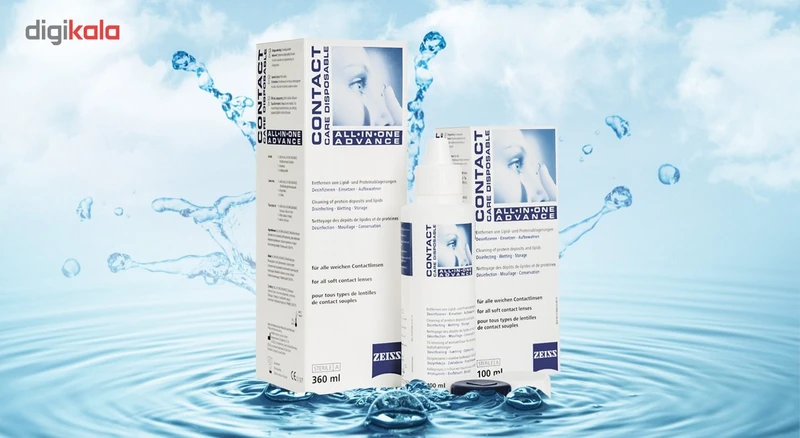 عکس شماره 3 : محلول شستشوی لنز زایس مدل all-in-one حجم 100 میلی لیتر