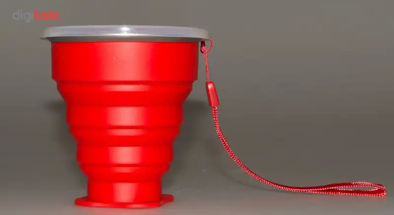 لیوان سفری تاشو مدل 1 ظرفیت 0.18 لیتر