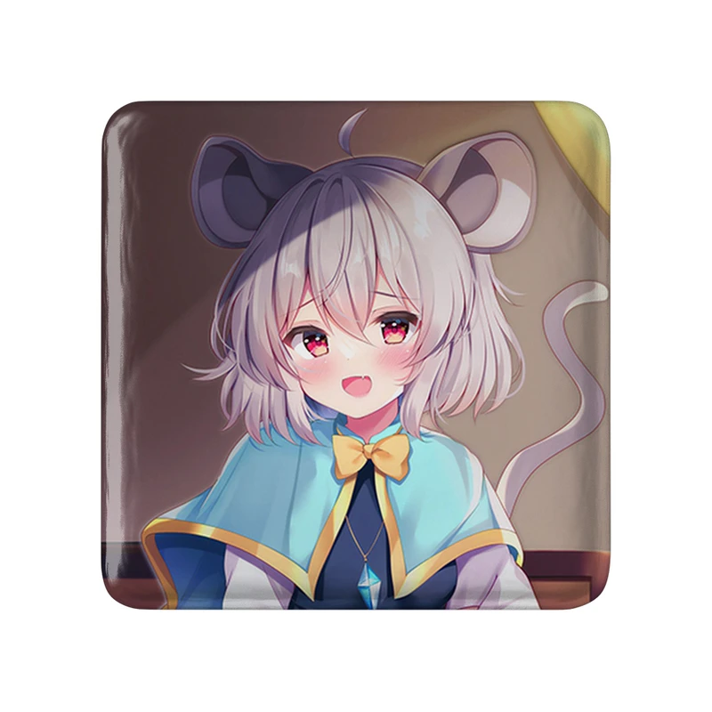 مگنت خندالو طرح بازی توهو (Touhou) مدل مربعی کد 35760