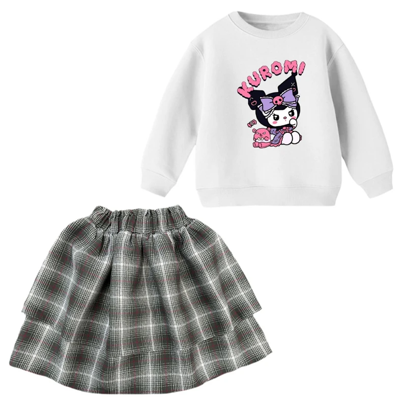 ست سویشرت و دامن دخترانه مدل کرومی کد 14