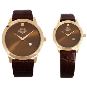 ساعت ست مردانه و زنانه الگانس رویال مدل ER3060-Brown