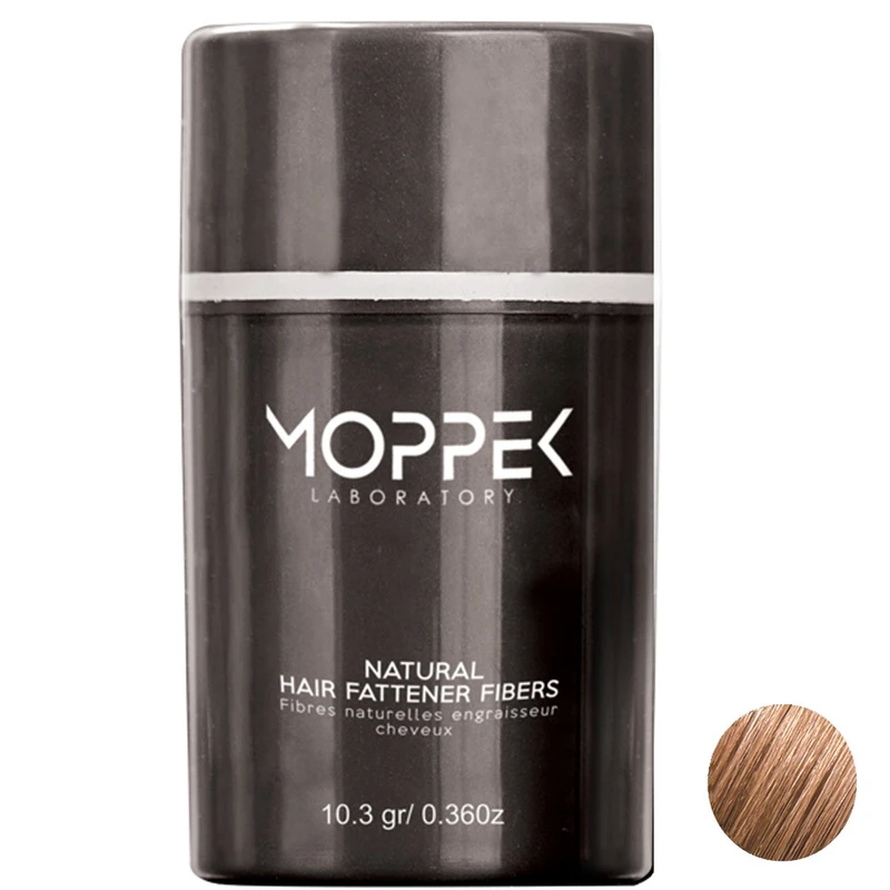 پودر پرپشت کننده مو موپک مدل Light Brown وزن 10.3 گرم رنگ قهوه ای روشن