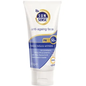 کرم ضد آفتاب سان سنس مدل Anti Aging SPF50plus حجم 75 میلی لیتر