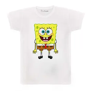 تی شرت بچگانه پرمانه طرح باب اسفنجی کد pmt.3449