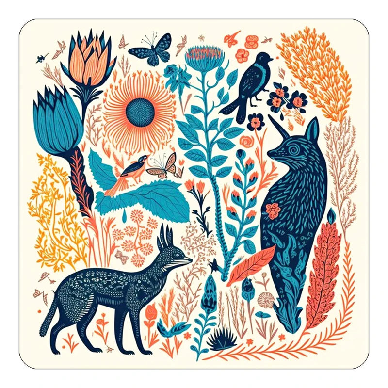 مگنت کاکتی طرح حیوانات رنگی مدل mp26238