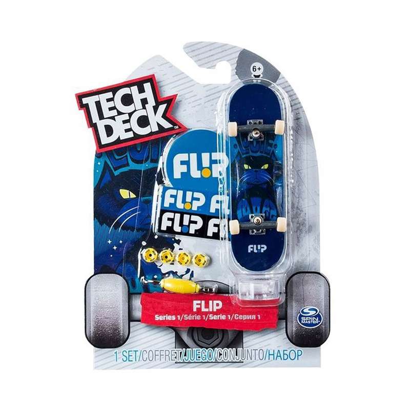 اسکیت بورد اسباب بازی اسپین مستر مدل Tech Deck Flip