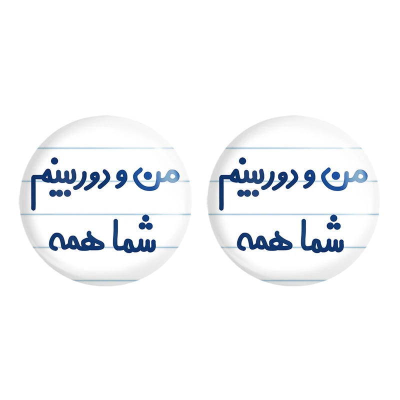 مگنت خندالو مدل من و دوربینم شما همه کد 6725 مجموعه 2 عددی