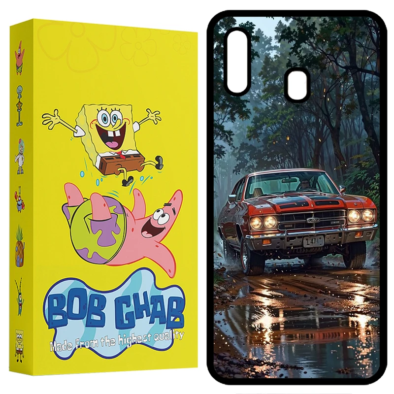 کاور باب قاب طرح ماشین مدل BCPA20 مناسب برای گوشی موبایل سامسونگ Galaxy A30 / A20 / M10s