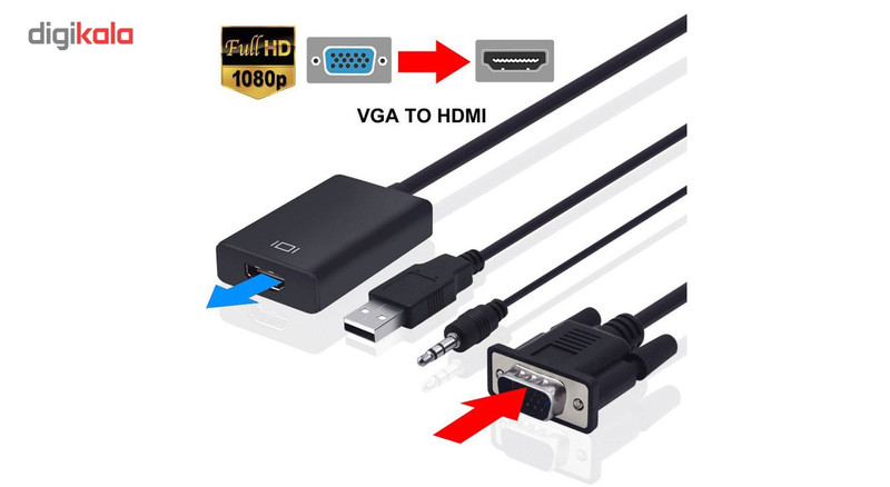 مبدل VGA به HDMI مدل OTN-5138 3