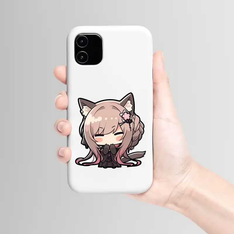 استیکر لپ تاپ و موبایل بووم طرح دختر بانمک کد MR00