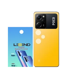 محافظ لنز دوربین لجند مدل نانوگلس مناسب برای گوشی موبایل شیائومی Poco X5 Pro