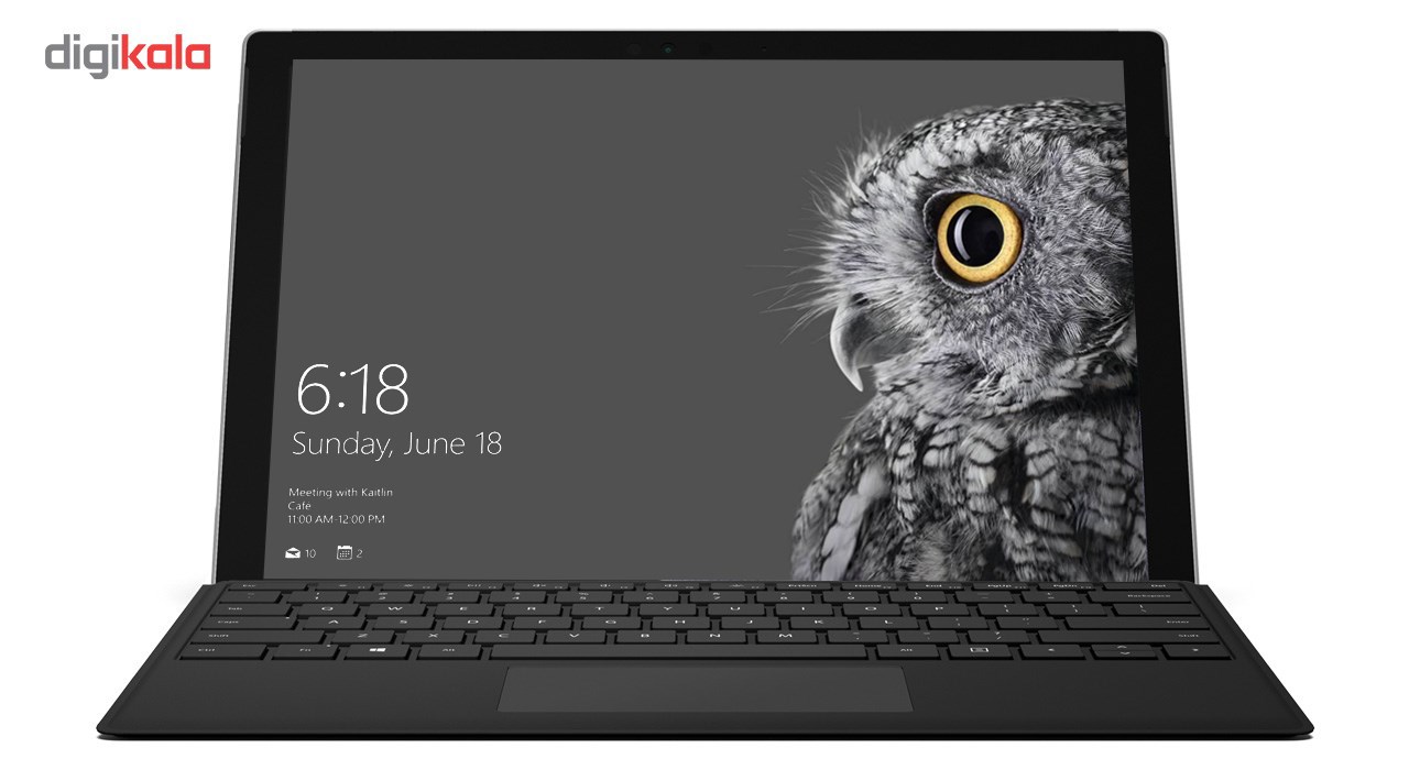 تبلت مایکروسافت مدل Surface Pro 2017 - D به همراه کیبورد Black Type Cover