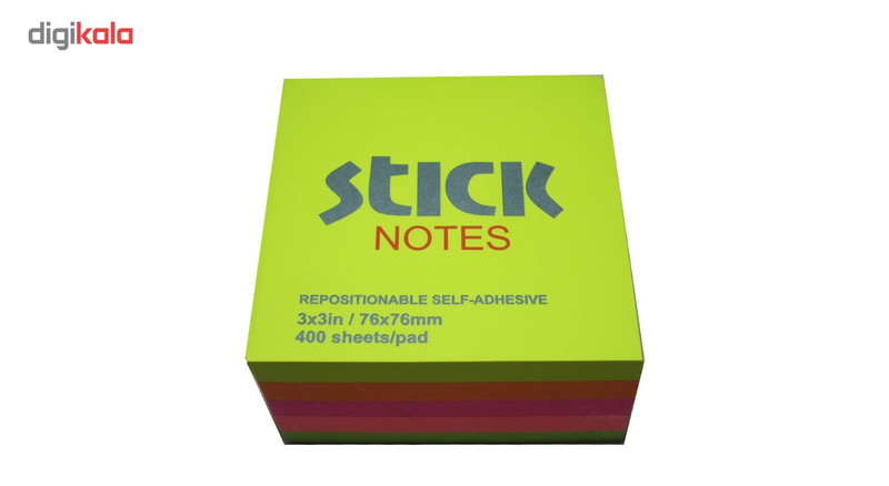 کاغذ یادداشت چسب دار پست ایت استیک نوت سایز 7.5 سانتی متر