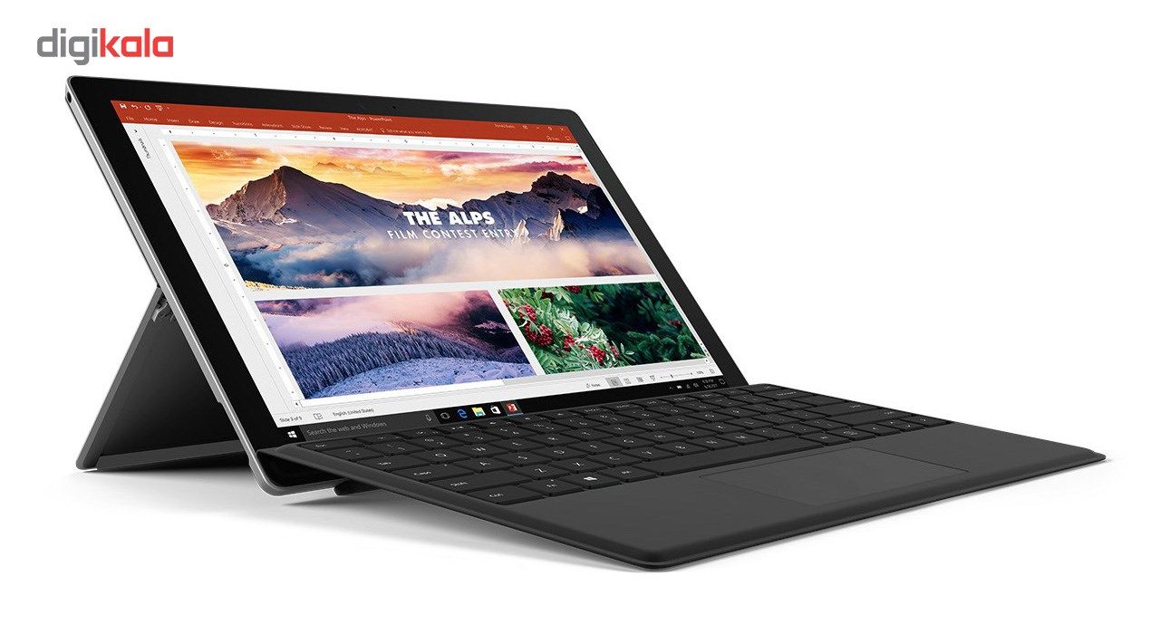 تبلت مایکروسافت مدل Surface Pro 2017 - D به همراه کیبورد Black Type Cover