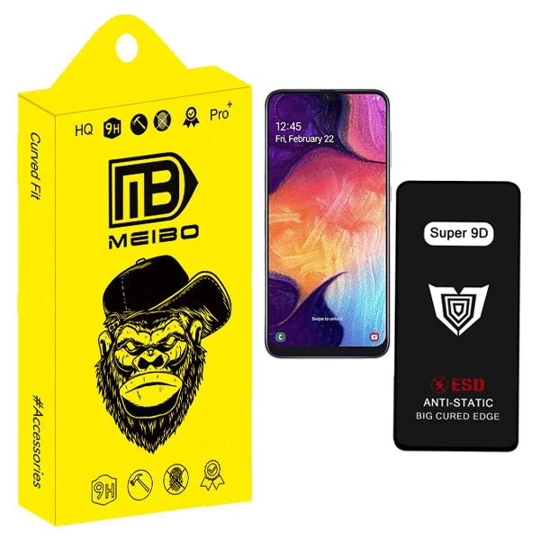 محافظ صفحه نمایش میبو مدل Super 9D Pro مناسب برای گوشی موبایل سامسونگ galaxy a50