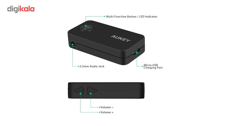 گیرنده بلوتوث صدا آکی مدل BR-C2