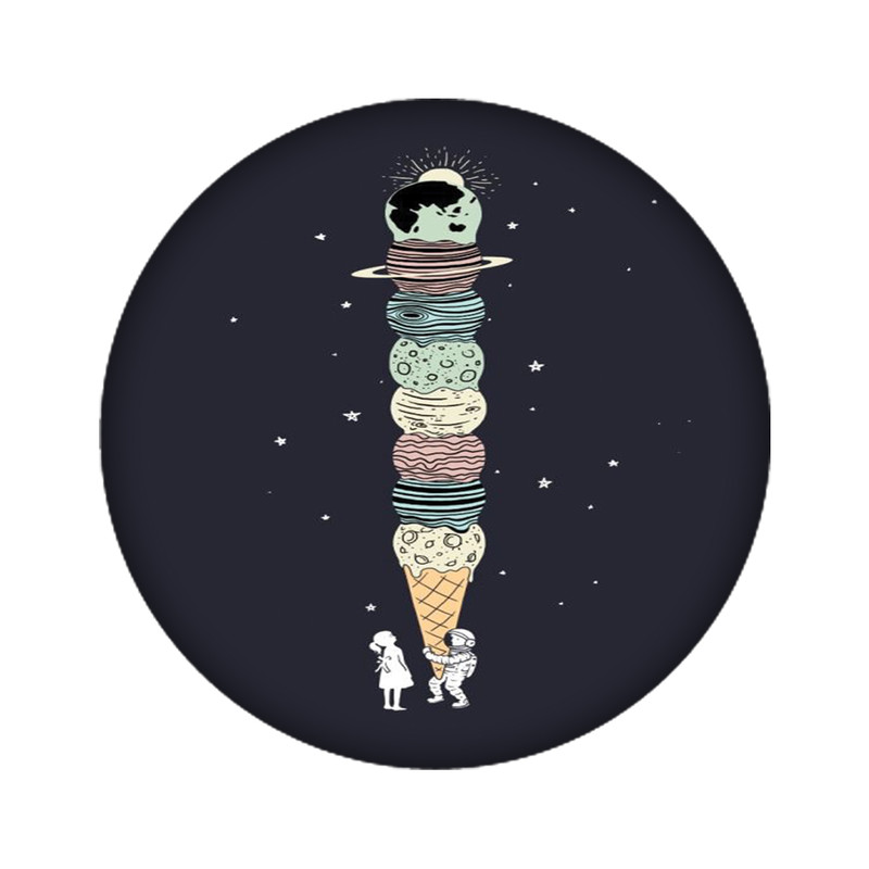 استیکر تزئینی موبایل مدل سیاره کد 3626