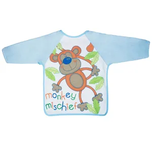 پیشبند نوزادی کنزا مدل Monkey Mischief