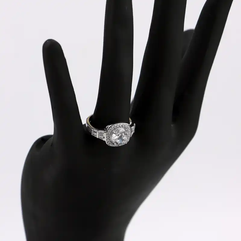 انگشتر نقره زنانه جی تی ای کد 69