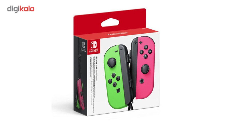 دسته بازی نینتندو سوییچ مدل Joy Con Pink Green