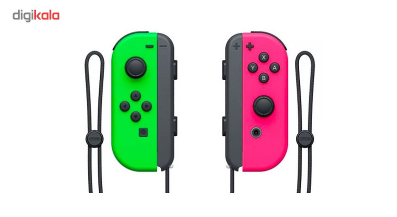 دسته بازی نینتندو سوییچ مدل Joy Con Pink Green