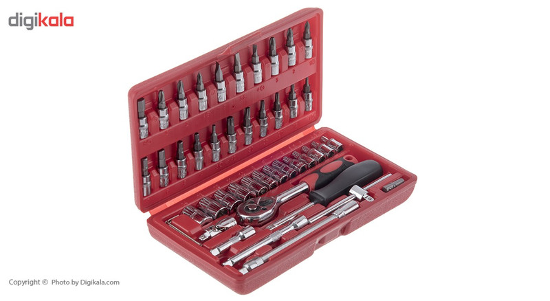 مجموعه 46 عددی آچار و سری بکس و پیچ گوشتی ساتاگود مدل G-10028