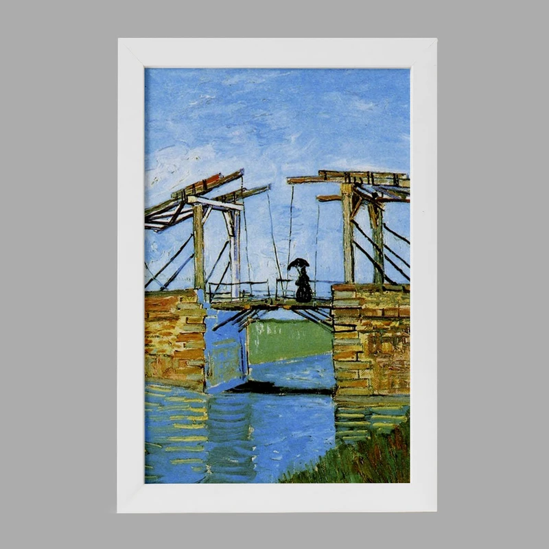 تابلو خندالو مدل نقاشی پل لنگوئیس در ارل اثر ونسان ونگوگ کد 25462