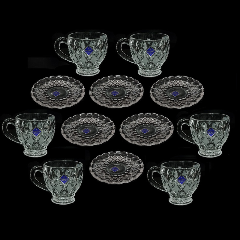 سرویس چای خوری 13 پارچه استارمکس مدل مات و براق سند پلاست