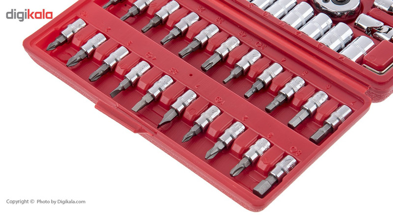 مجموعه 46 عددی آچار و سری بکس و پیچ گوشتی ساتاگود مدل G-10028