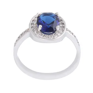 انگشتر نقره زنانه بازرگانی میلادی مدل سنگ کوارتز کد AWR_1106