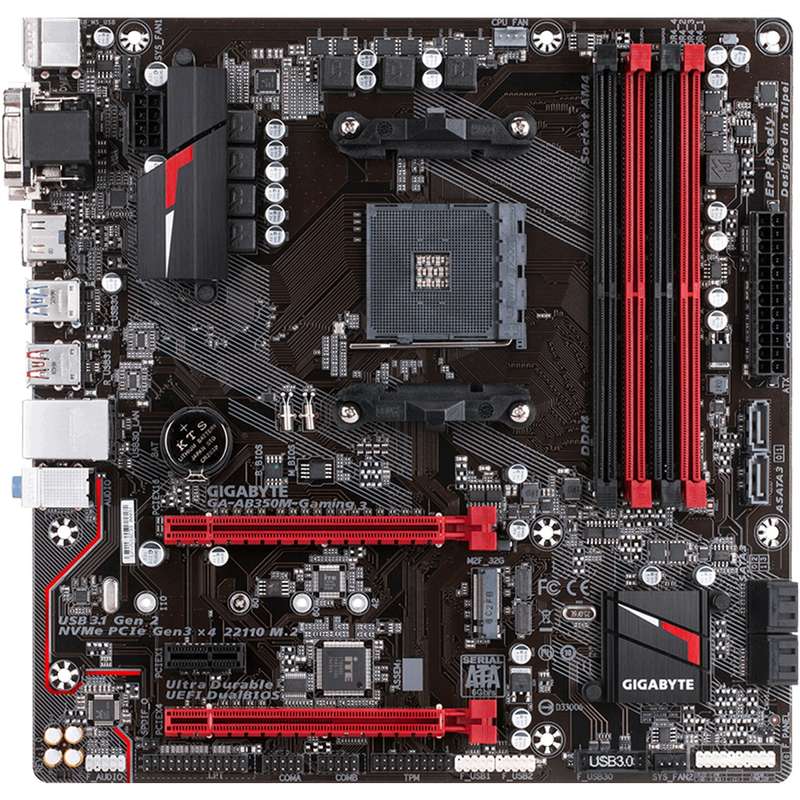 مادربرد گیگابایت مدل GA-AB350M-Gaming 3 (rev. 1.0) مادربرد گیگابایت مدل GA-AB350M-Gaming 3 (rev. 1.0)