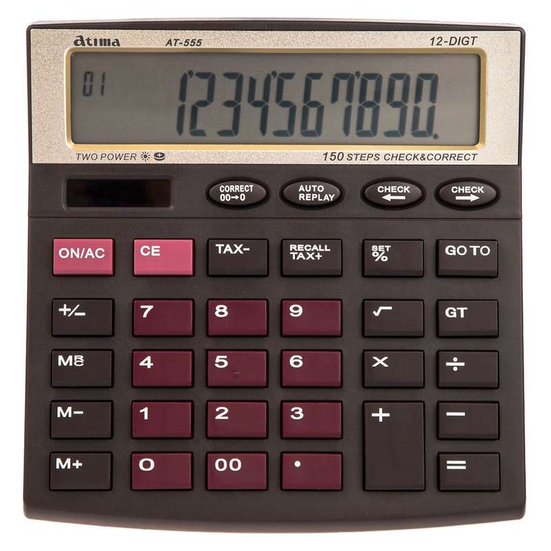 ماشین حساب آتیما مدل AT-555 ماشین حساب آتیما مدل AT-555