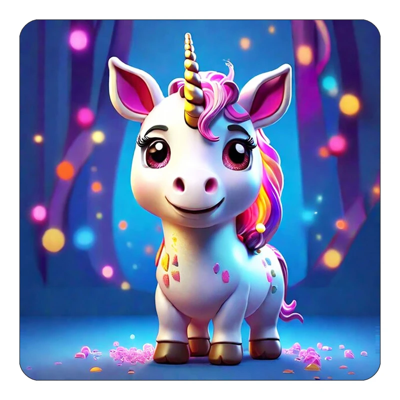 مگنت کاکتی طرح اسب تک شاخ و یونیکورن مدل mp30754