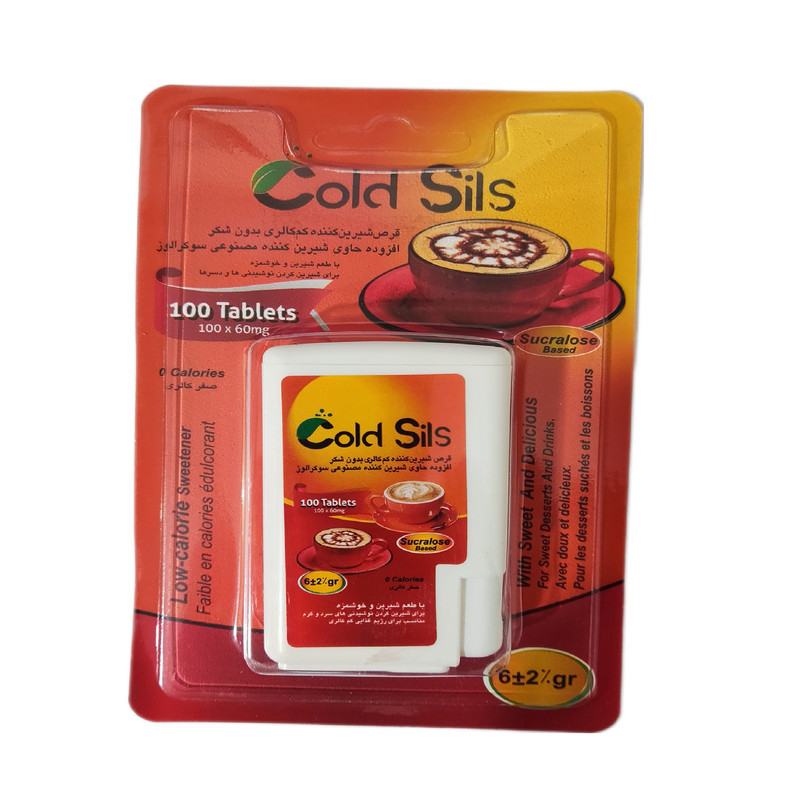 شیرین کننده رژیمی و بدون قند کولد سیلر - 30 گرم بسته 100 عددی