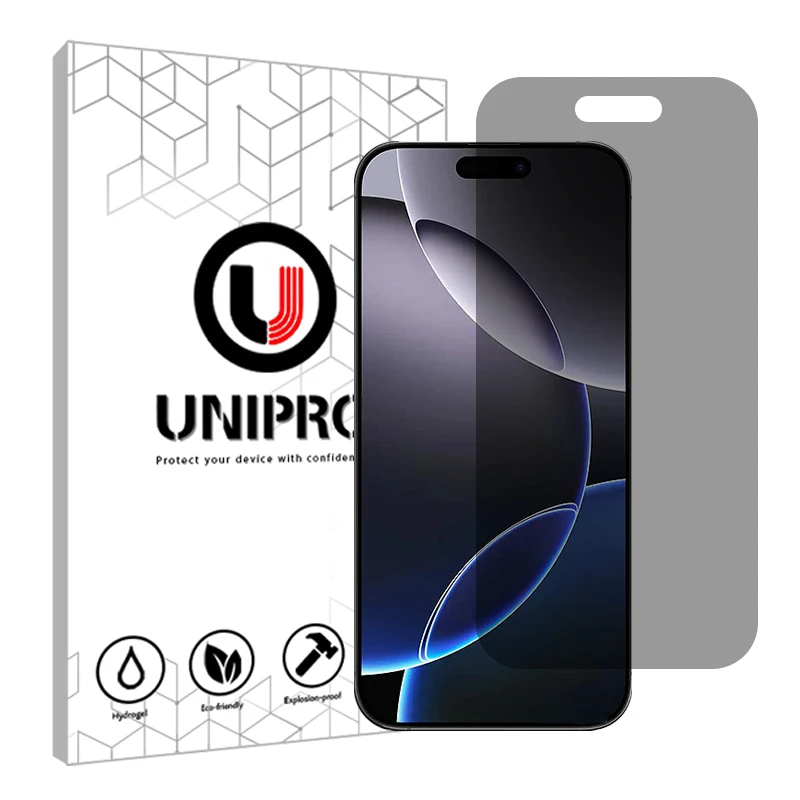 محافظ صفحه نمایش حریم شخصی یونی پرو مدل  5 star مناسب برای گوشی موبایل اپل Iphone 16 Pro Max