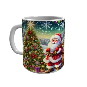 ماگ پاد آفرین مدل کریسمس کد 112