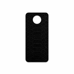 MAHOOT Black-Snake-Leather Cover Sticker for Nokia G10
