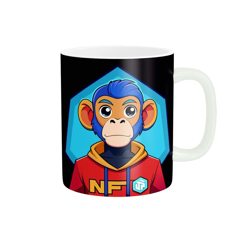 ماگ استلار طرح NFT Bored Abe ان اف تی میمون کد 1602