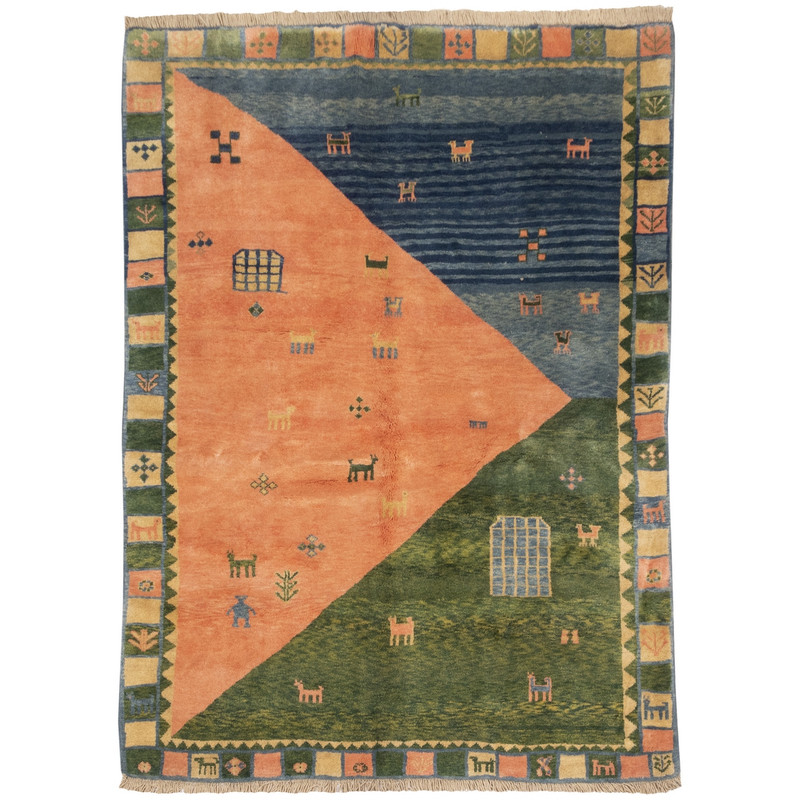گبه دستباف چهار متری سی پرشیا کد 171935