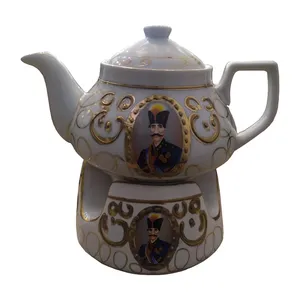 قوری طرح قاجار کد 120 به همراه وارمر 