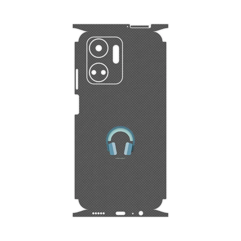 برچسب پوششی ماهوت مدل Minimal Headphone Icon-FullSkin مناسب برای گوشی موبایل آنر X7a