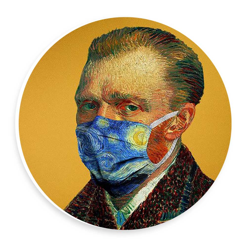 دیوارکوب طرح پرتره ونگوک مدل wtb286