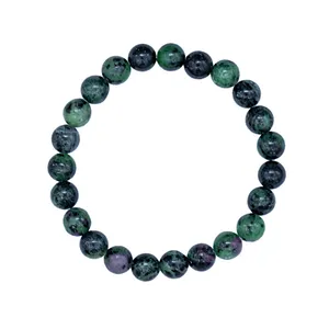 دستبند مردانه مانا جم مدل سنگ روبی زئوسیت