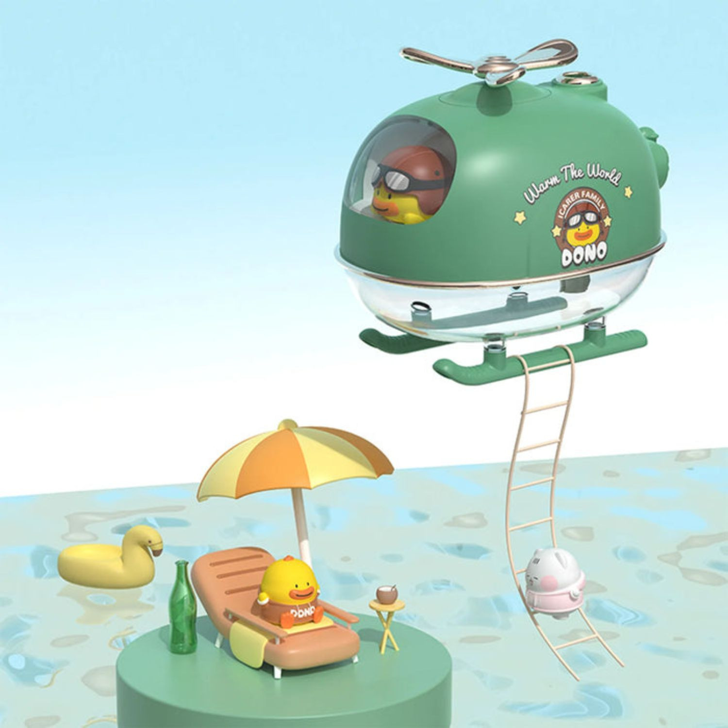 دستگاه بخور سرد مدل هلی کوپتری کد M16